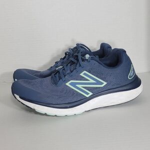 New Balance Women's Navy and Mint Athletic Shoes